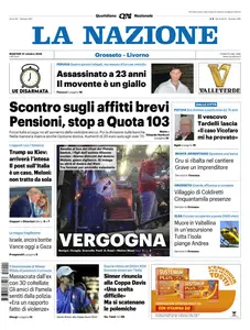 La Nazione Grosseto Livorno - 21 Ottobre 2025