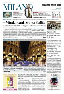 Corriere della Sera Milano - 30 Ottobre 2025
