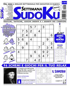 Settimana Sudoku N.1015 - 24 Gennaio 2025