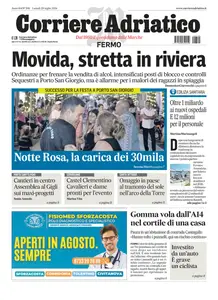 Corriere Adriatico Fermo - 29 Luglio 2024