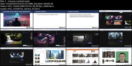 Artificial Intelligence Video Generation