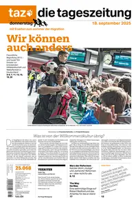 taz die tageszeitung - 18 September 2025