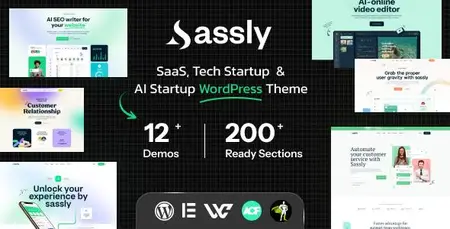 EE - Themeforest - Sassly   SaaS, AI & Tech Startup Theme 52638729 v1.2