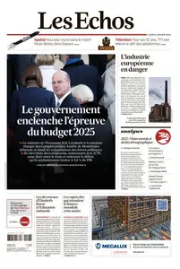 Les Echos du Lundi 6 Janvier 2025