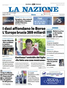La Nazione Siena - 2 Agosto 2025