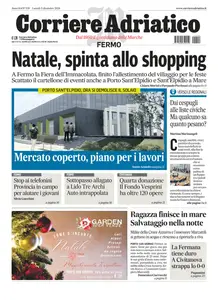 Corriere Adriatico Fermo - 9 Dicembre 2024