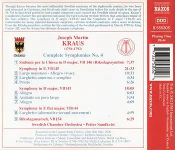 Petter Sundkvist, Swedish Chamber Orchestra - Kraus: Symphonies Vol.4 (2002)