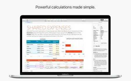 Numbers v4.3 macOS