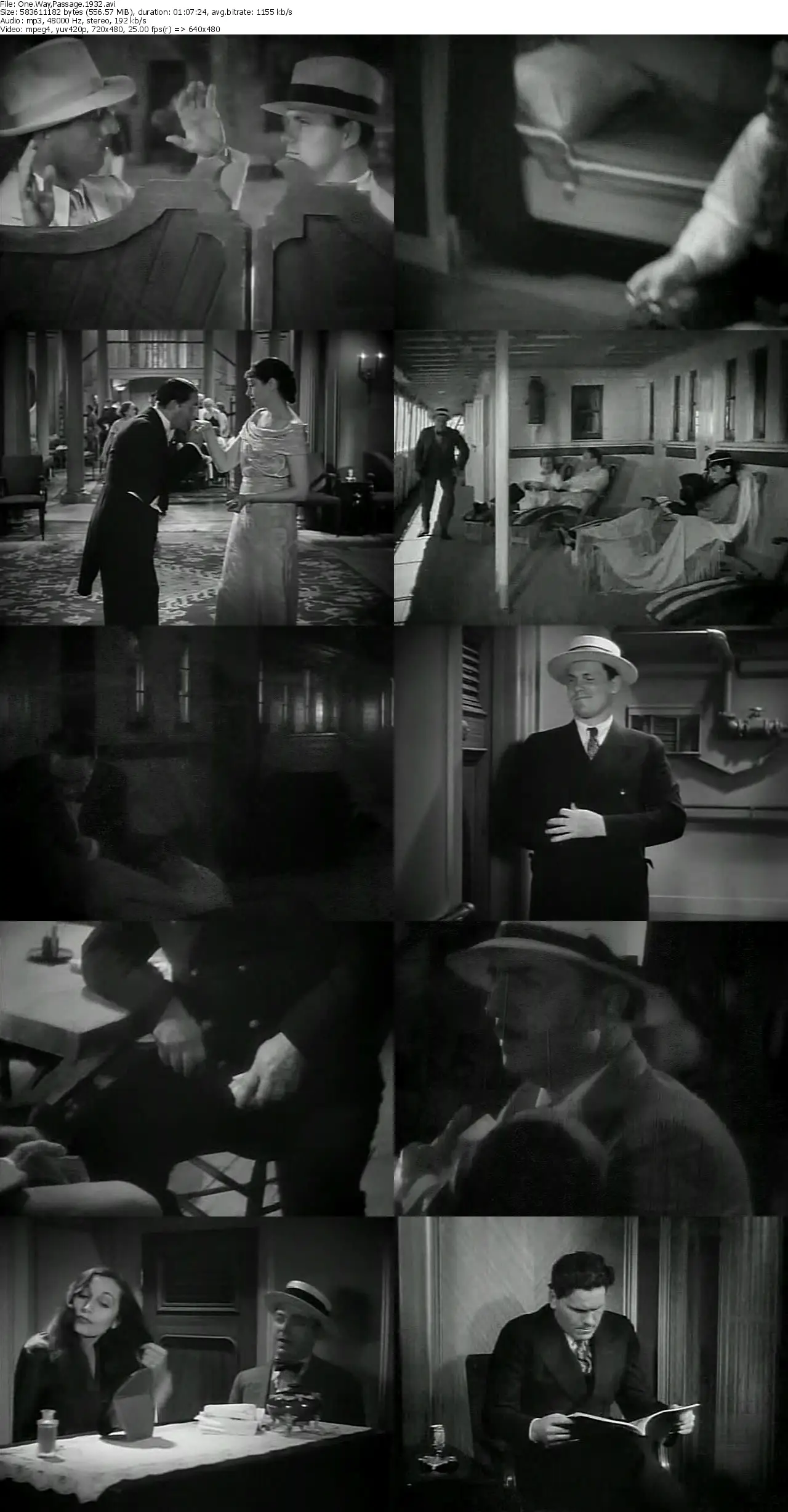 One Way Passage (1932)