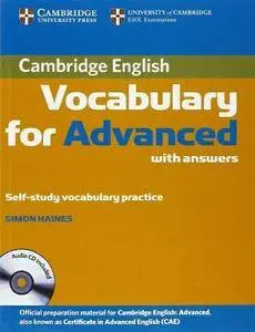 Simon Haines, "Cambridge Vocabulary for Advanced with Answers and Audio CD"