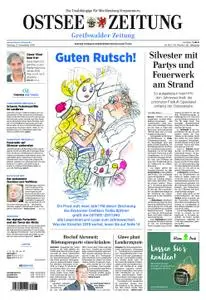 Ostsee Zeitung Greifswalder Zeitung - 31. Dezember 2018
