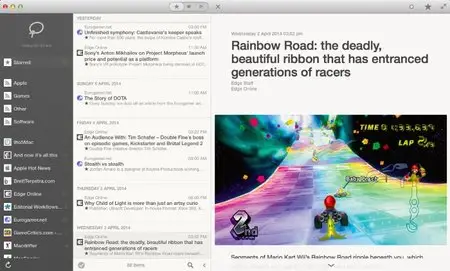 Reeder 2.5.2 Mac OS X