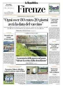 la Repubblica Firenze - 21 Marzo 2021