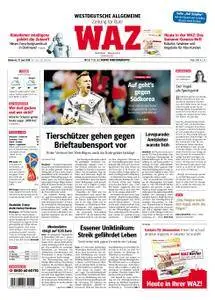 WAZ Westdeutsche Allgemeine Zeitung Buer - 27. Juni 2018