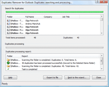 Duplicates Remover for Outlook 2.8.0