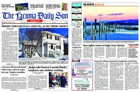 The Laconia Daily Sun – January 23, 2019