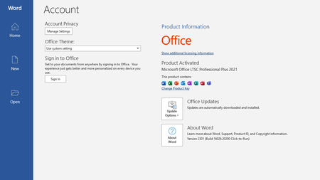 Microsoft Office Professional Plus 2021 VL Version 2301 (Build 16026.20200) (x86/x64) Multilingual
