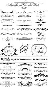 Vectors - Stylish Ornamental Borders 8