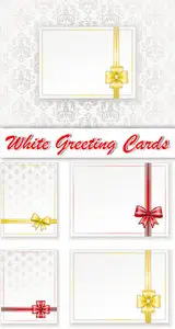 White Greeting Cards