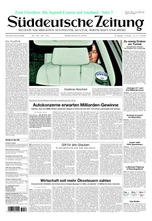 Sueddeutsche Zeitung vom 28.07.2010