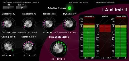 TBProAudio LA xLimit II v1.1.2 WiN