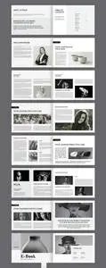 Minimal E-Book Template Layout 721985125