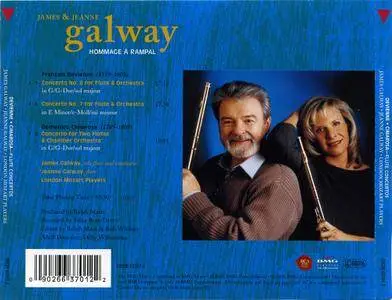 James & Jeanne Galway, London Mozart Players - Hommage a Rampal - Devienne, Cimarosa: Flute Concertos (2001) (Repost)