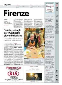 la Repubblica Firenze - 3 Gennaio 2019