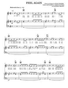 Feel Again - One Republic, OneRepublic (Piano-Vocal-Guitar)