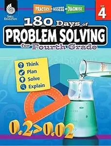 180 Days of Problem Solving for Fourth Grade – Build Math Fluency with this 4th Grade Math Workbook