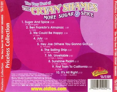 The Cryan' Shames - The Very Best Of The Cryan' Shames: More Sugar & Spice (2003) Re-up