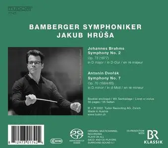 Jakub Hrůša, Bamberger Symphoniker - Brahms: Symphony No. 2 & Dvořák: Symphony No. 7 (2022)