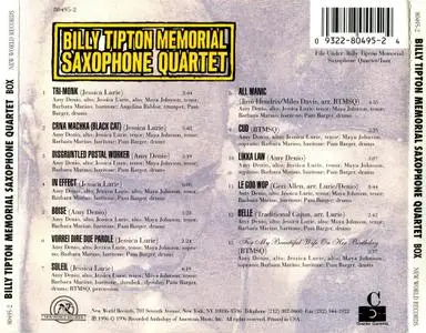 Billy Tipton Memorial Saxophone Quartet - Box (1996)