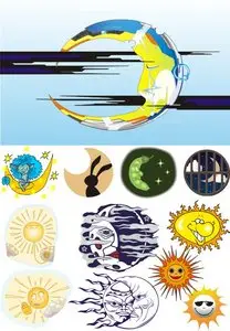 Sun and moon