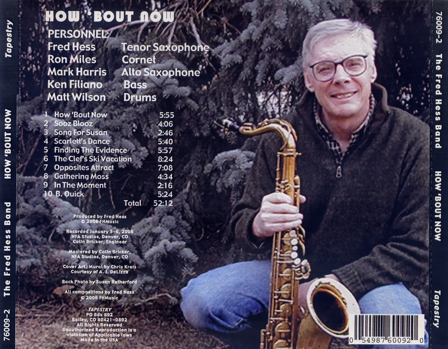 Fred Hess - How 'Bout Now (2006) {Tapestry 76009-2} / AvaxHome