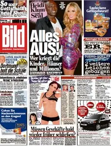 Bild Zeitung vom 24. Januar 2012