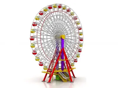 3d model ferris wheel
