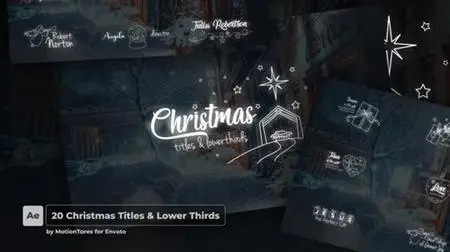 20 Christmas Titles & Lower Thirds \ AE 34502964