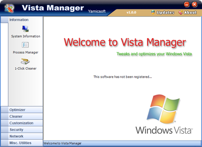 Yamicsoft Vista Manager v1.1.7 (32-bit / 64-bit versions)