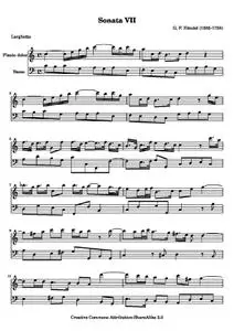HandelGF - Sonata VII, from Op. 1