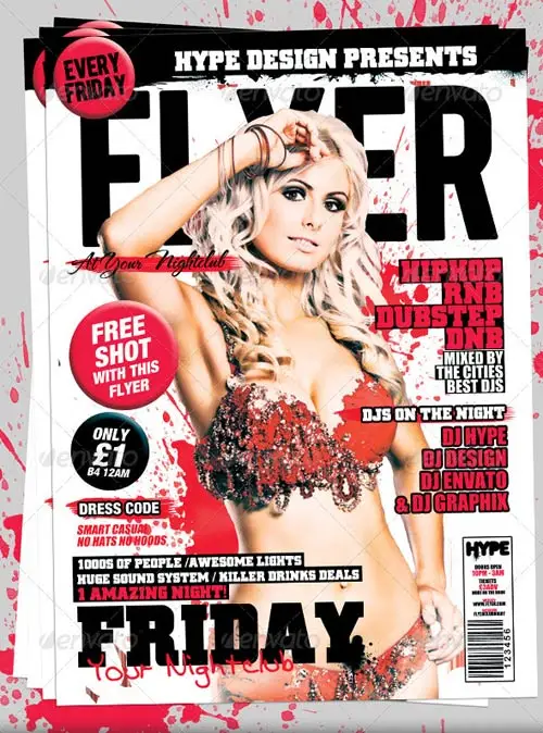 GraphicRiver Flyer Mag Magazine Style Flyer Template