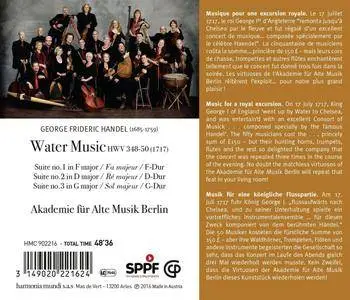 Akademie fur Alte Musik Berlin - George Frideric Handel: Water Music (2016)