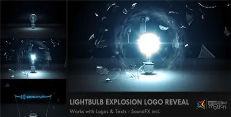 Light Bulb Explosion Logo Reveal - After Effects Project (Videohive)