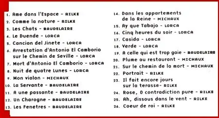 Sapho lit Baudelaire, Rilke, Lorca et Monsieur Plume