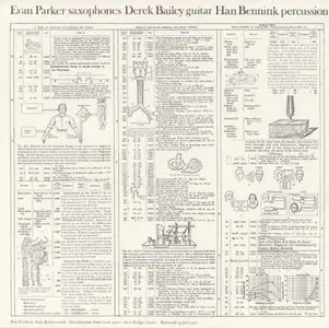 Evan Parker, Derek Bailey & Han Bennink - The Topography Of The Lungs (1970) {Psi Records 2006}
