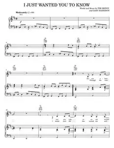 I just wanted you to know - Mark Chesnutt (Piano-Vocal-Guitar)