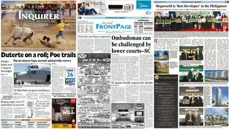 Philippine Daily Inquirer – April 13, 2016