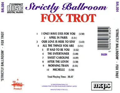 Francisco Montaro Ensemble – Strictly Ballroom. Foxtrot (1993)
