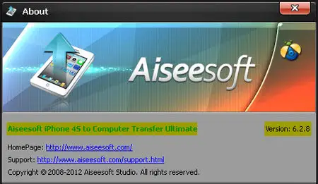 Aiseesoft iPhone 4S to Computer Transfer Ultimate v6.2.8