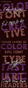 Chaos Layers Color Font